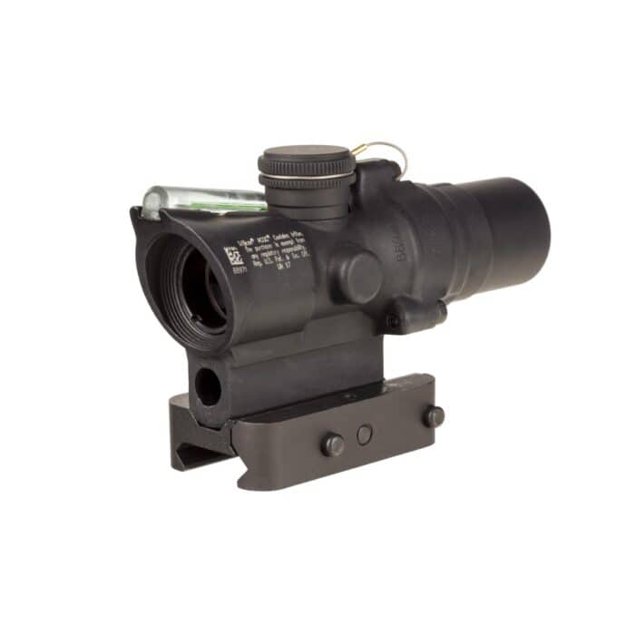 Trijicon 1.5x16S Compact ACOG Rifle Scope Green Ring & 2 MOA CDR Illuminated Black with Mount