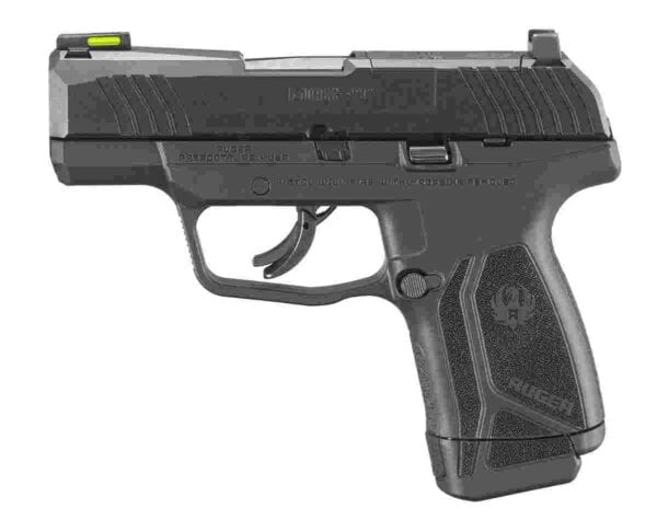 Ruger Max-9 Pro Optic Ready Handgun 9mm Luger 12rd Magazine 3.2" Barrel Fiber Optic Sights No Manual Safety Black Grip