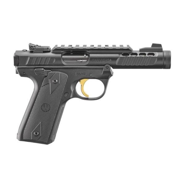 Ruger Mark IV 22/45 Lite Handgun .22 LR 10rd Magazines(2) 5.5" Threaded Barrel Black Finish