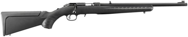 RUGER AMERICAN 22WMR RIMFIRE 18" BRL Satin BLUE COMPACT