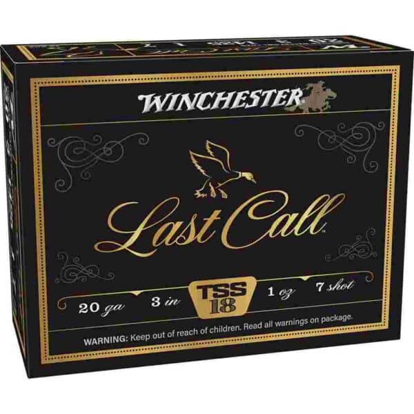 Winchester Last Call Waterfowl TSS Shotshells 20ga 3" 1oz 1425fps #7 10/ct