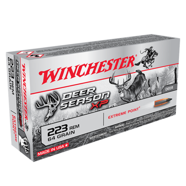 Winchester Deer Season XP Rifle Ammunition 7.62x39mm 123 gr. 2380 fps 20/ct