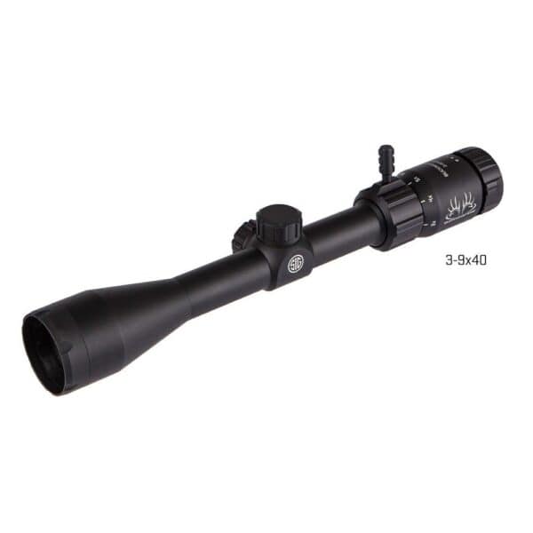 Sig Sauer Buckmasters Rifle Scope 3-9X40mm 1" SFP BDC Non Illum. Black