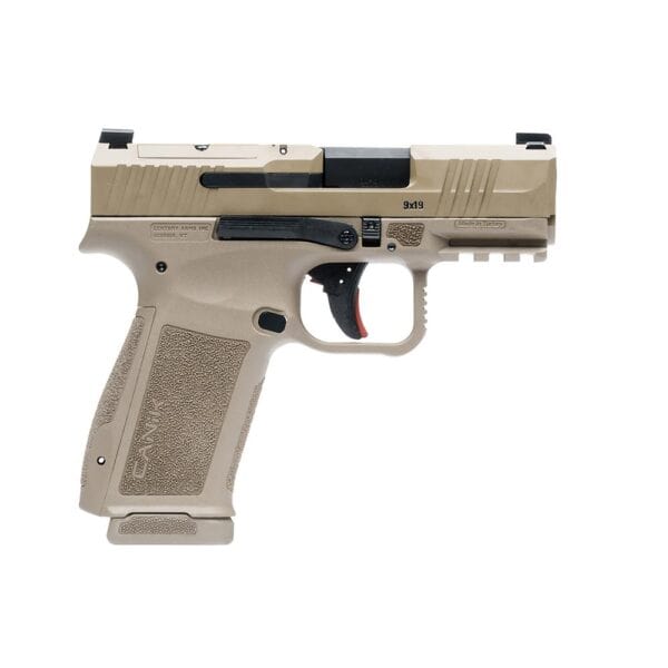 Canik Mete MC9L Handgun 9mm Luger 17rd Magazines(2) 3.18" Barrel Optic Ready FDE