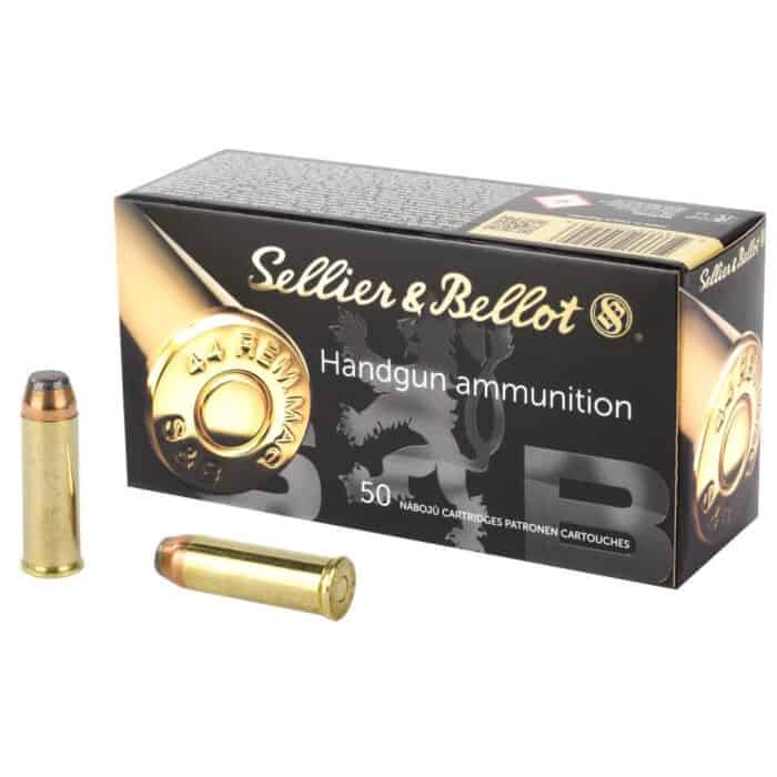 Sellier & Bellot Pistol & Revolver Ammo .44 Rem Mag Sp 240 gr 50/Box